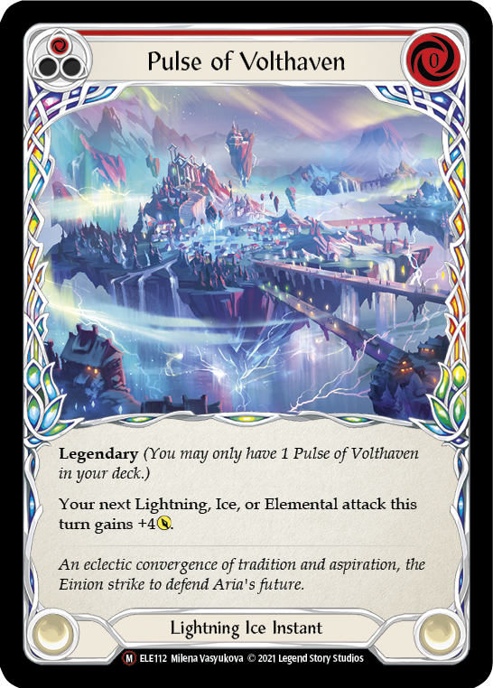 Pulse of Volthaven [U-ELE112] Unlimited Rainbow Foil | Shuffle n Cut Hobbies & Games