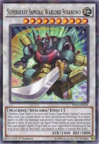 Superheavy Samurai Warlord Susanowo [SP15-EN034] Shatterfoil Rare | Shuffle n Cut Hobbies & Games