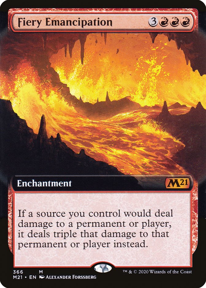 Fiery Emancipation (Extended Art) [Core Set 2021] | Shuffle n Cut Hobbies & Games