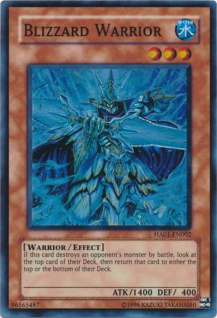 Blizzard Warrior [HA01-EN002] Super Rare | Shuffle n Cut Hobbies & Games