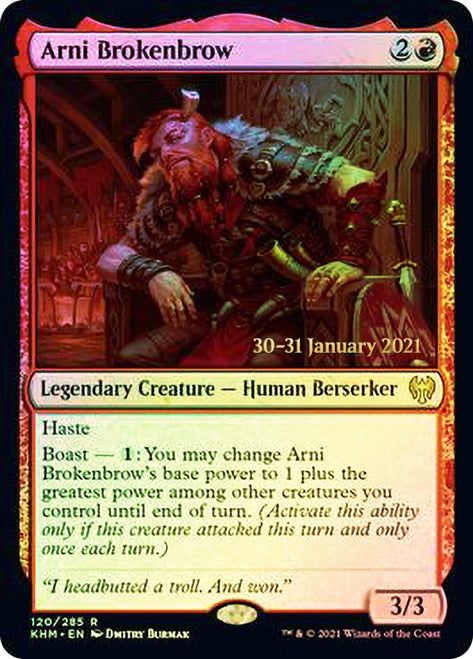 Arni Brokenbrow [Kaldheim Prerelease Promos] | Shuffle n Cut Hobbies & Games