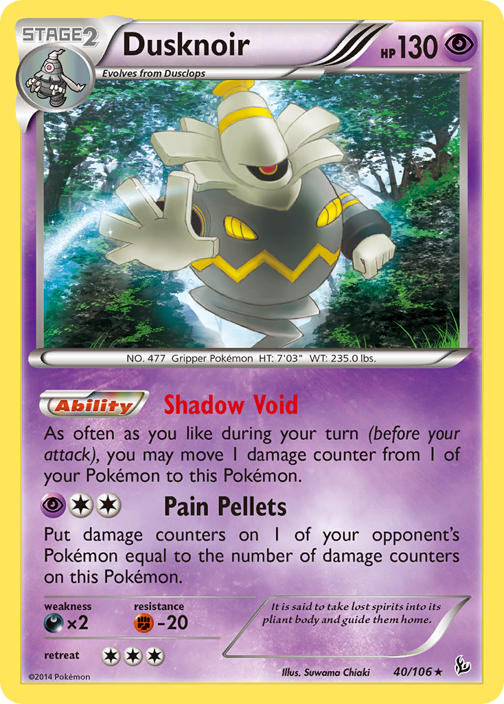 Dusknoir (40/106) [XY: Flashfire] | Shuffle n Cut Hobbies & Games