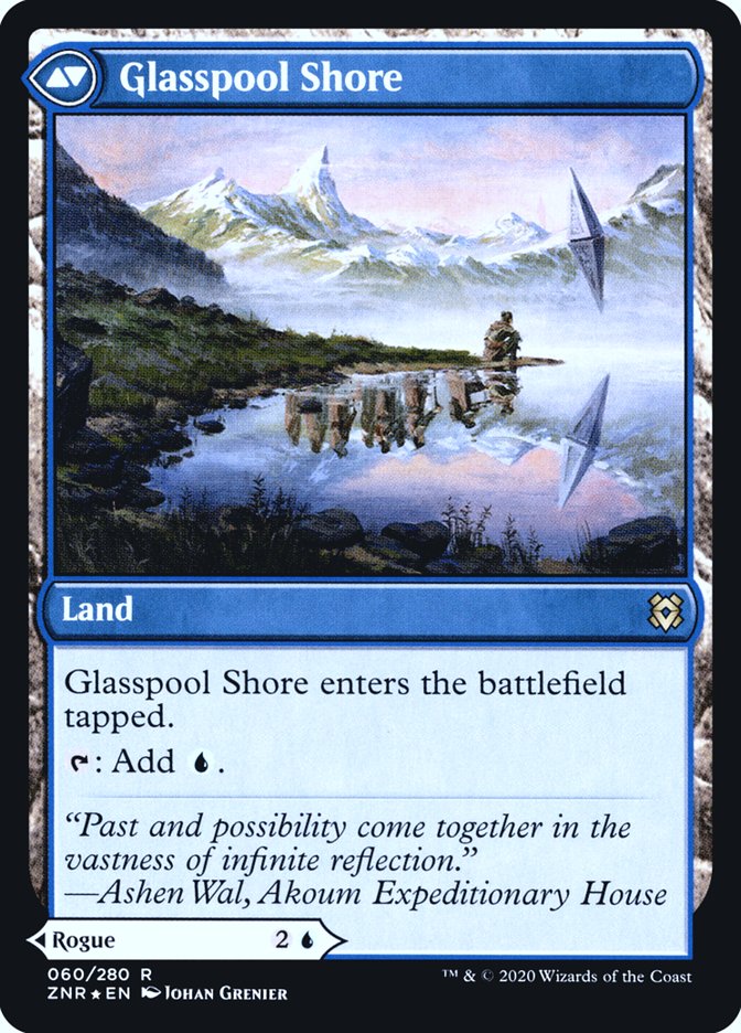 Glasspool Mimic // Glasspool Shore [Zendikar Rising Prerelease Promos] | Shuffle n Cut Hobbies & Games