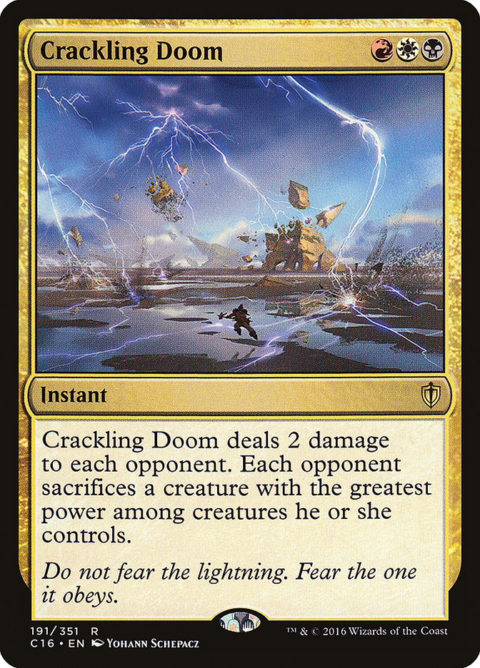Crackling Doom [Commander 2016] | Shuffle n Cut Hobbies & Games