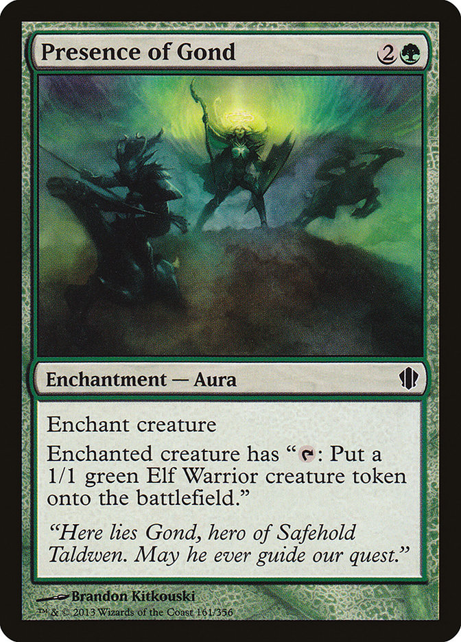 Presence of Gond [Commander 2013] | Shuffle n Cut Hobbies & Games