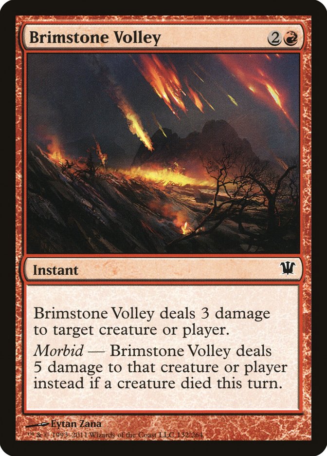 Brimstone Volley [Innistrad] | Shuffle n Cut Hobbies & Games