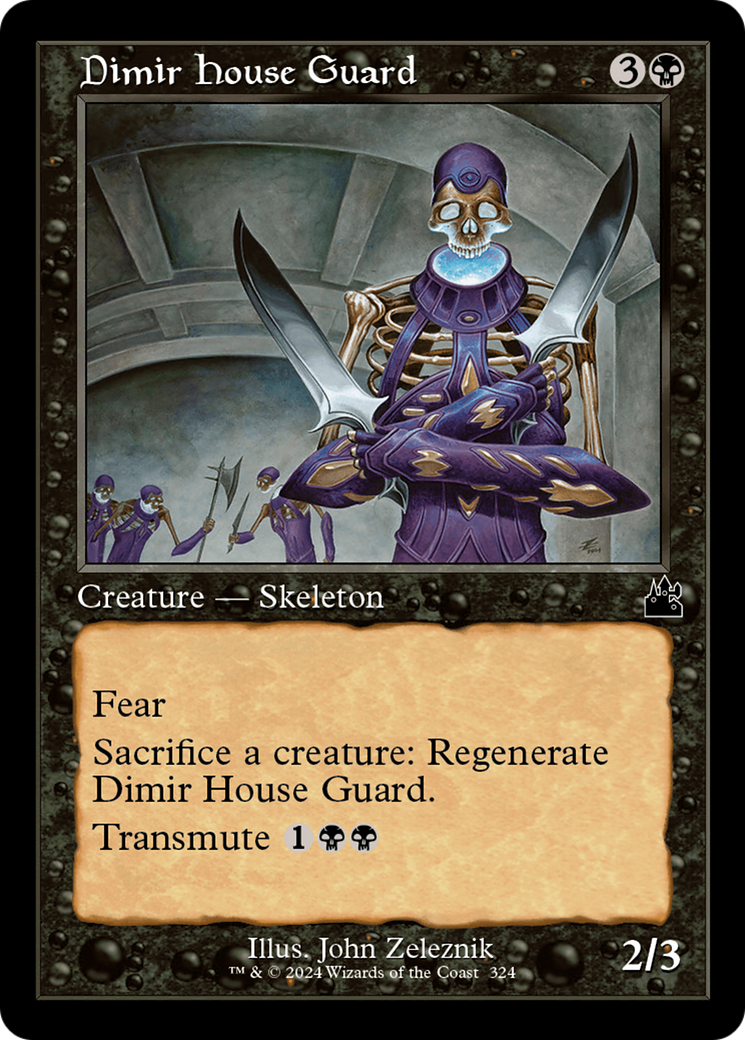 Dimir House Guard (Retro Frame) [Ravnica Remastered] | Shuffle n Cut Hobbies & Games