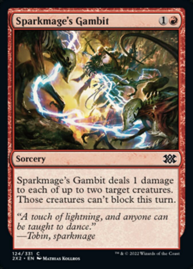 Sparkmage's Gambit [Double Masters 2022] | Shuffle n Cut Hobbies & Games