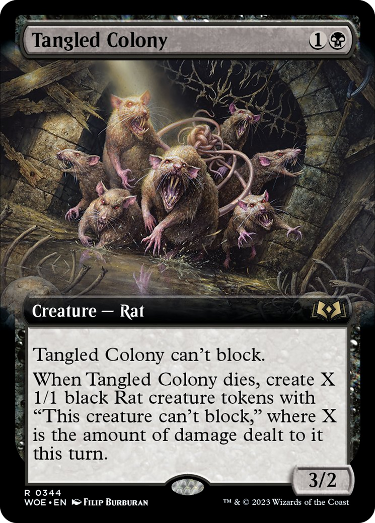 Tangled Colony (Extended Art) [Wilds of Eldraine] | Shuffle n Cut Hobbies & Games