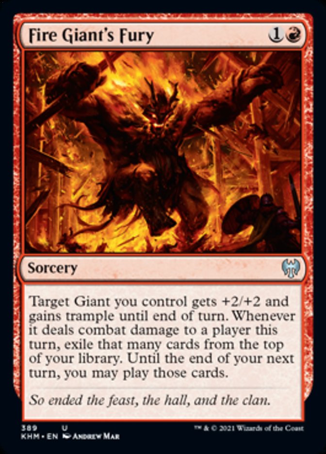 Fire Giant's Fury [Kaldheim] | Shuffle n Cut Hobbies & Games