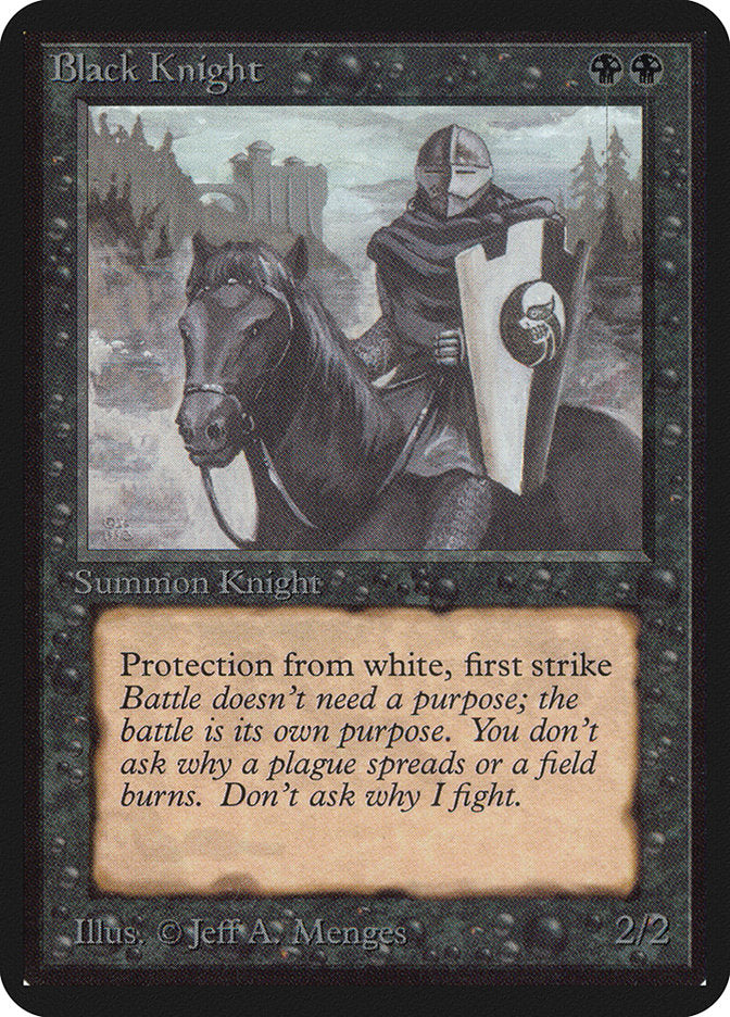 Black Knight [Alpha Edition] | Shuffle n Cut Hobbies & Games