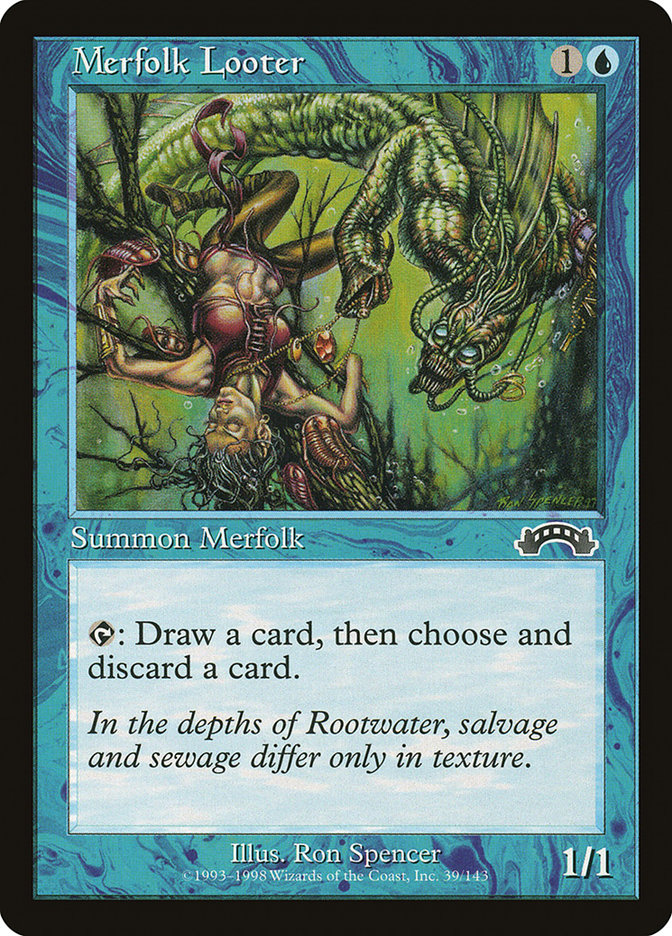 Merfolk Looter [Exodus] | Shuffle n Cut Hobbies & Games