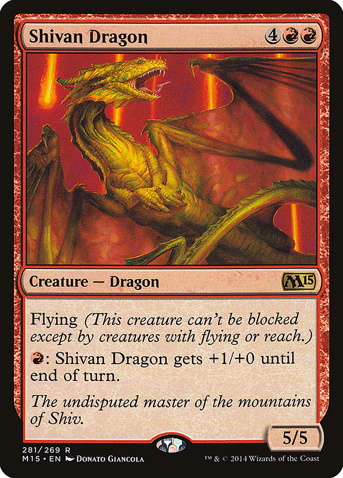 Shivan Dragon [Magic 2015] | Shuffle n Cut Hobbies & Games