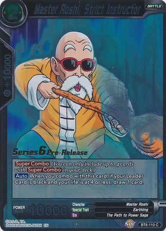 Master Roshi, Strict Instructor [BT6-110_PR] | Shuffle n Cut Hobbies & Games