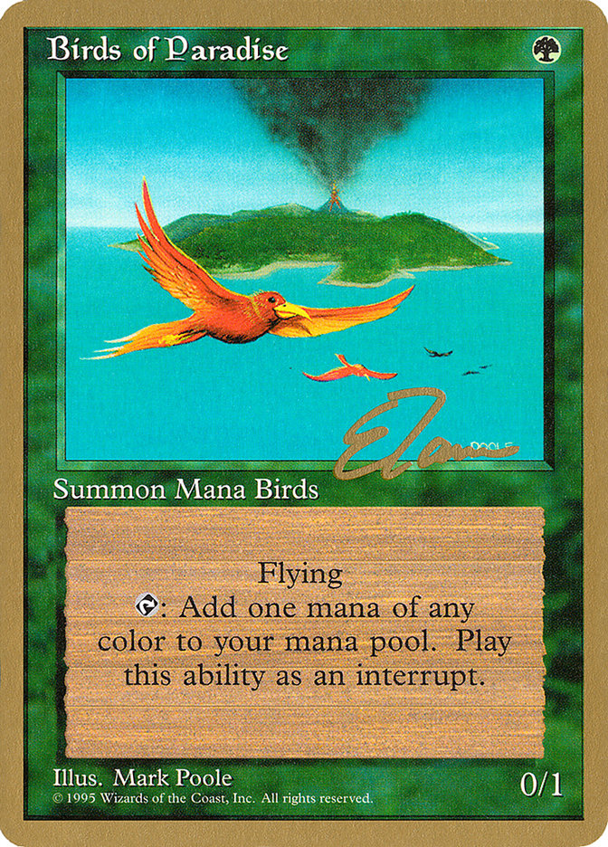 Birds of Paradise (Eric Tam) [Pro Tour Collector Set] | Shuffle n Cut Hobbies & Games