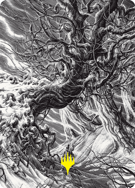 Forest Art Card (Gold-Stamped Signature) [Innistrad: Crimson Vow Art Series] | Shuffle n Cut Hobbies & Games