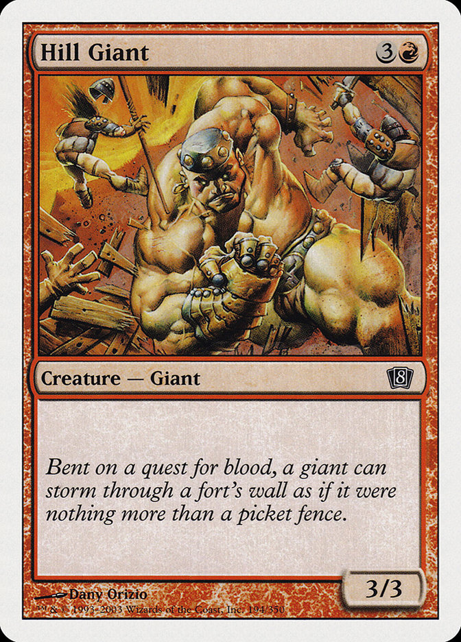 Hill Giant [Eighth Edition] | Shuffle n Cut Hobbies & Games