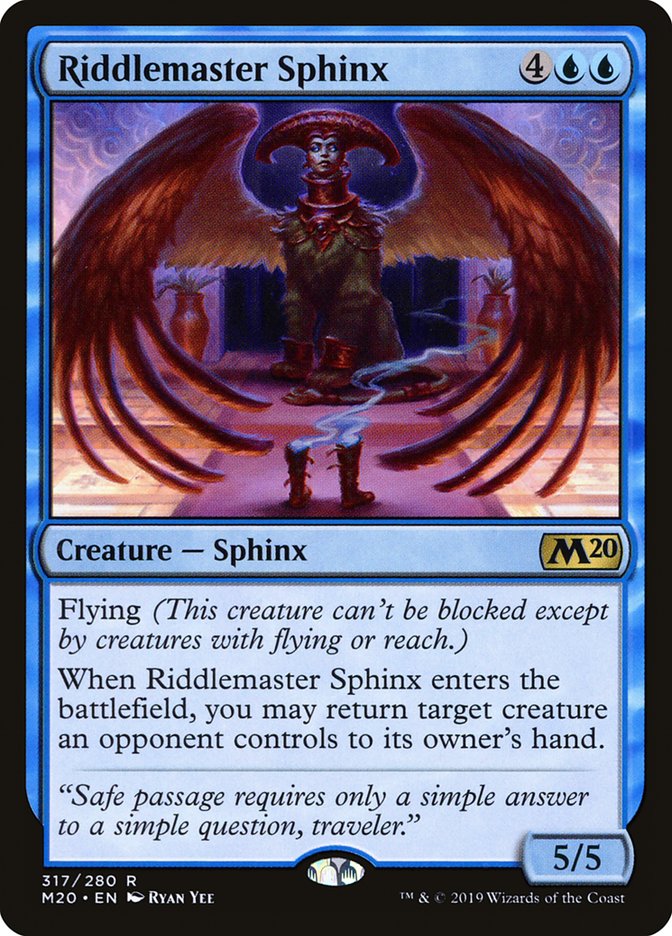 Riddlemaster Sphinx [Core Set 2020] | Shuffle n Cut Hobbies & Games