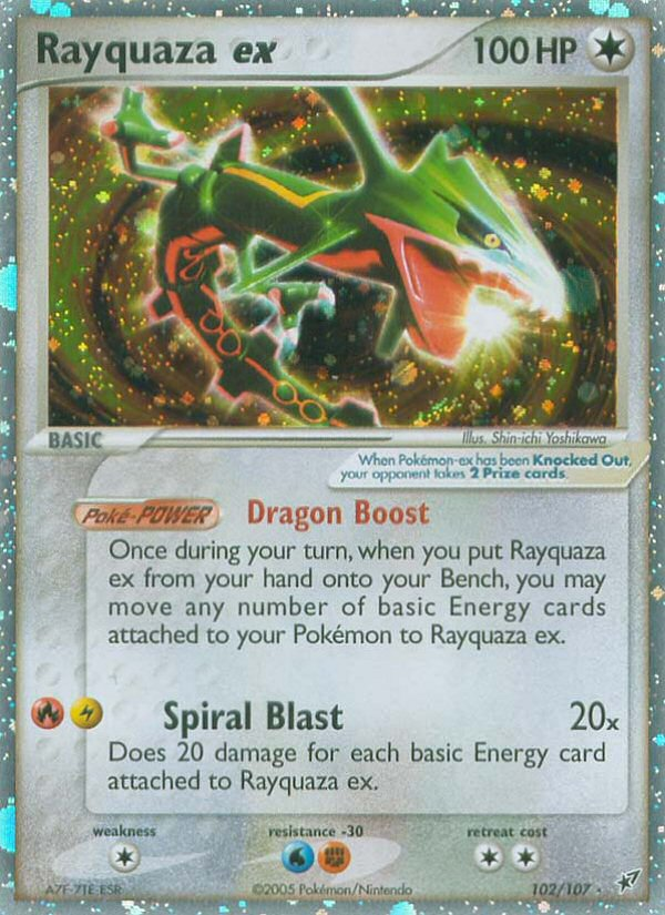 Rayquaza ex (102/107) [EX: Deoxys] | Shuffle n Cut Hobbies & Games