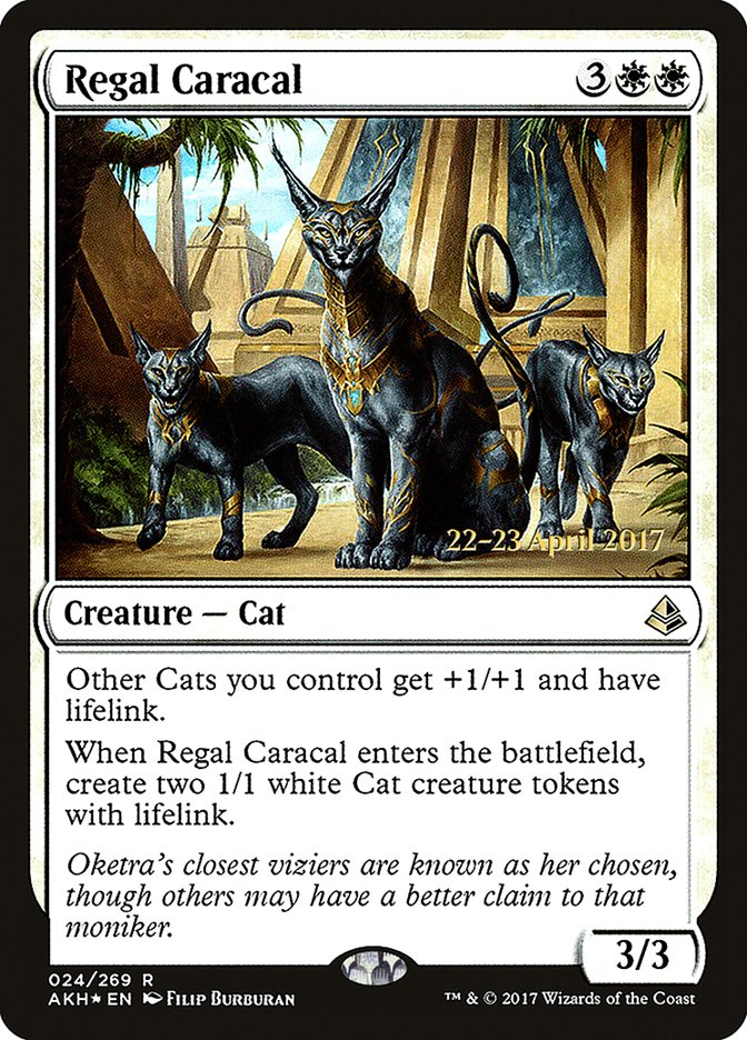 Regal Caracal [Amonkhet Prerelease Promos] | Shuffle n Cut Hobbies & Games