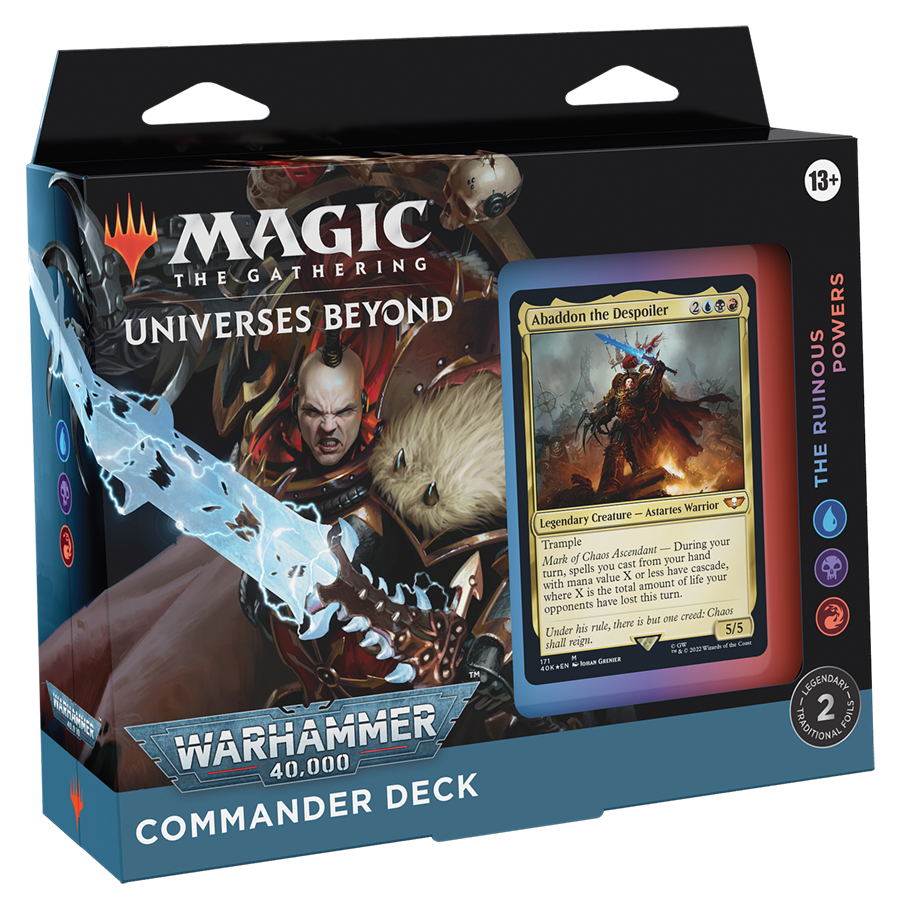 Warhammer 40,000 - Commander Deck (The Ruinous Powers) | Shuffle n Cut Hobbies & Games