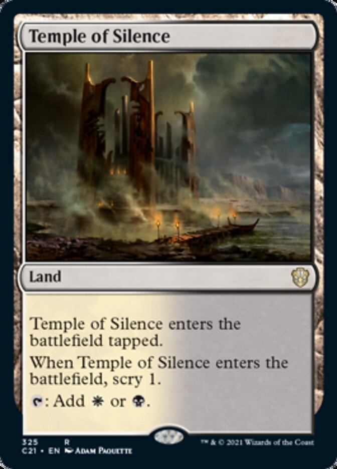 Temple of Silence [Commander 2021] | Shuffle n Cut Hobbies & Games