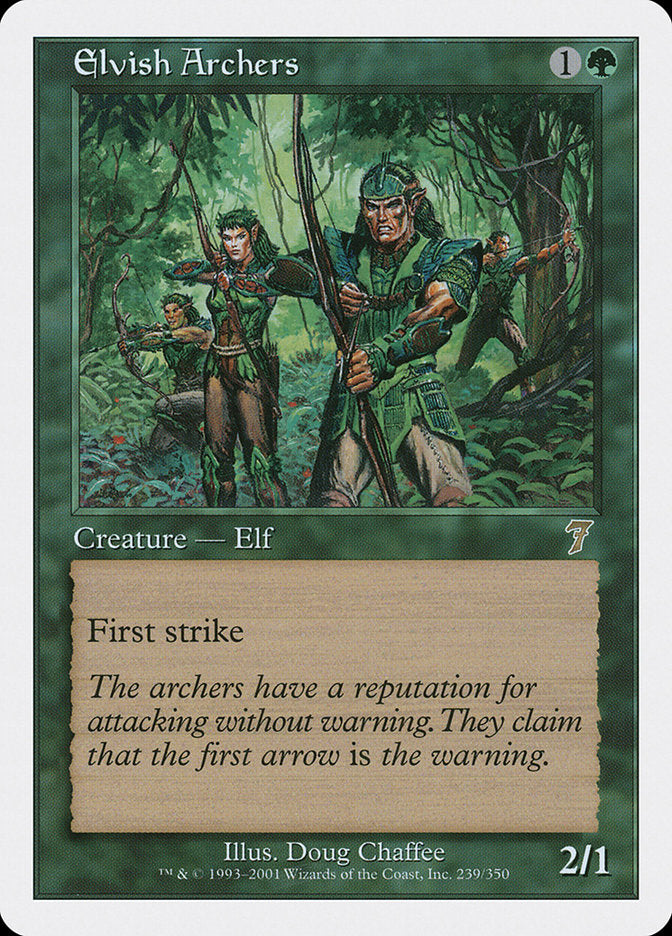 Elvish Archers [Seventh Edition] | Shuffle n Cut Hobbies & Games
