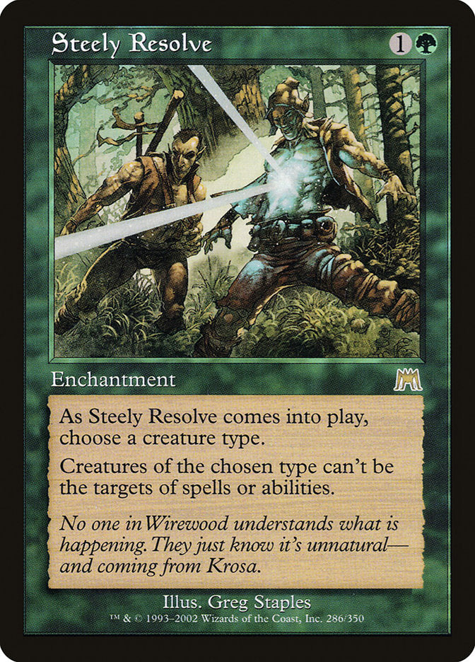 Steely Resolve [Onslaught] | Shuffle n Cut Hobbies & Games