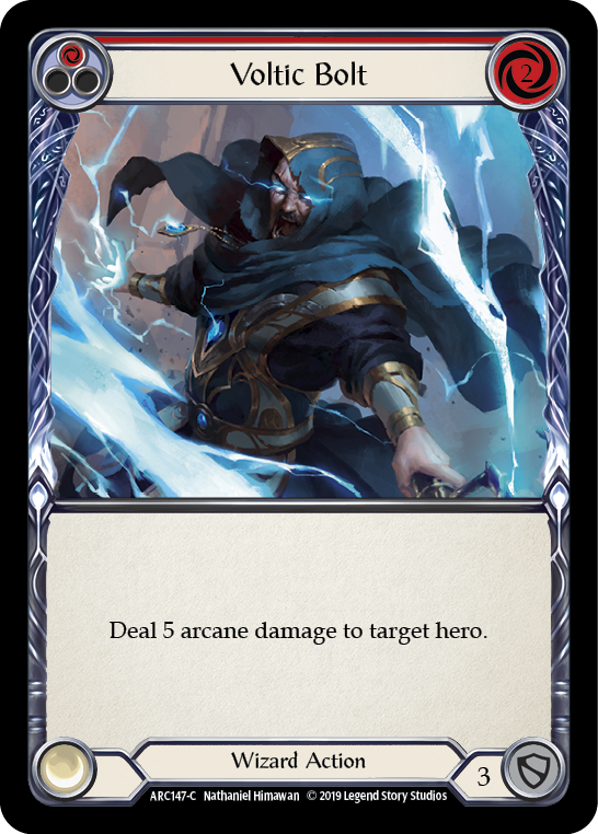 Voltic Bolt (Red) [ARC147-C] 1st Edition Normal | Shuffle n Cut Hobbies & Games