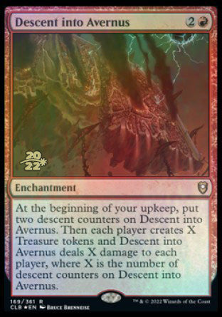 Descent into Avernus [Commander Legends: Battle for Baldur's Gate Prerelease Promos] | Shuffle n Cut Hobbies & Games