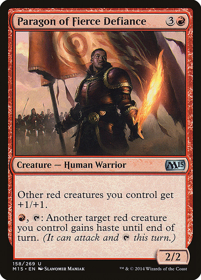 Paragon of Fierce Defiance [Magic 2015] | Shuffle n Cut Hobbies & Games