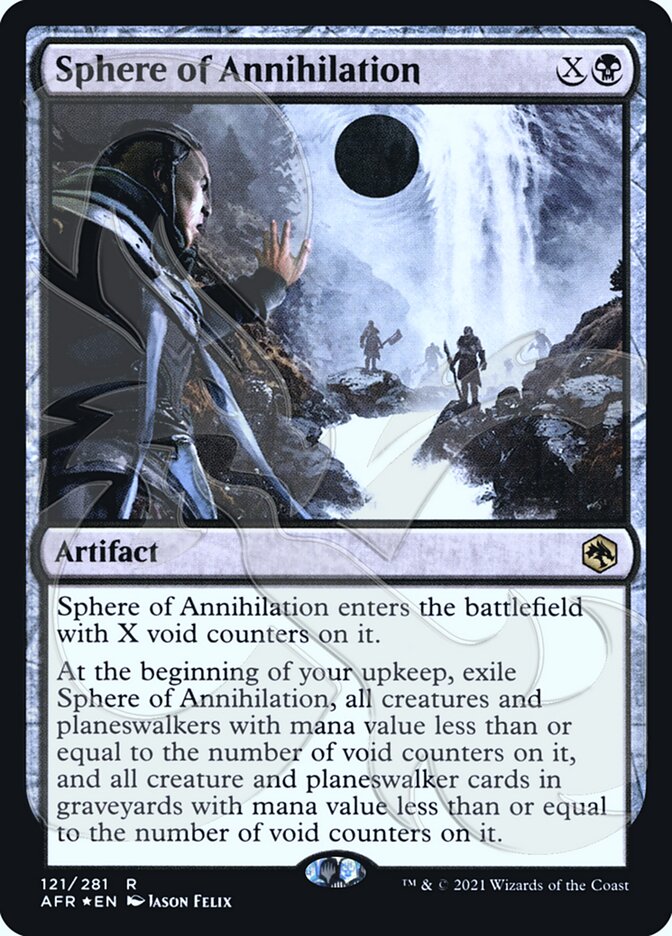 Sphere of Annihilation (Ampersand Promo) [Dungeons & Dragons: Adventures in the Forgotten Realms Promos] | Shuffle n Cut Hobbies & Games