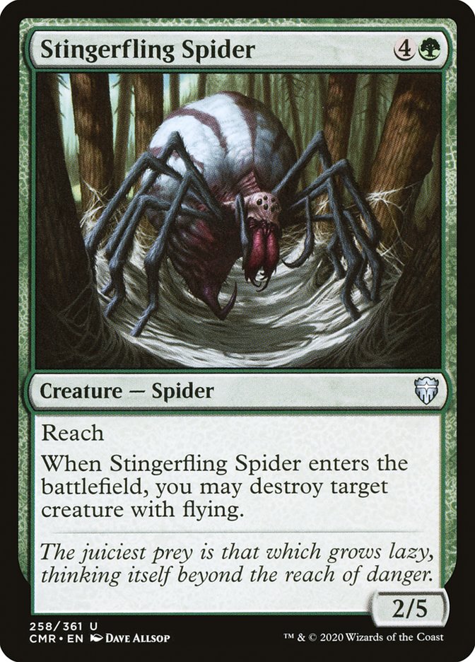 Stingerfling Spider [Commander Legends] | Shuffle n Cut Hobbies & Games