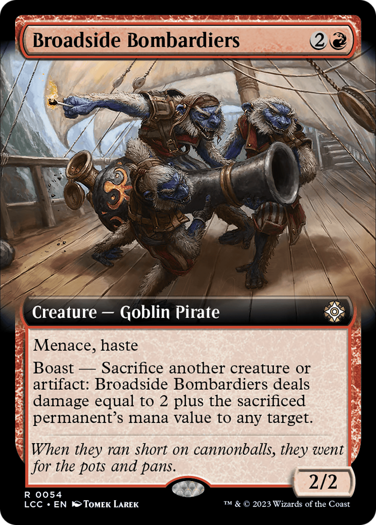 Broadside Bombardiers (Extended Art) [The Lost Caverns of Ixalan Commander] | Shuffle n Cut Hobbies & Games