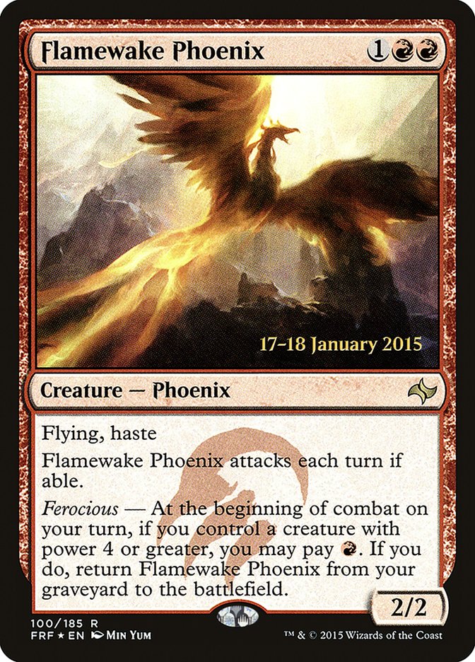 Flamewake Phoenix [Fate Reforged Prerelease Promos] | Shuffle n Cut Hobbies & Games
