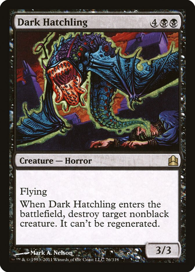 Dark Hatchling [Commander 2011] | Shuffle n Cut Hobbies & Games