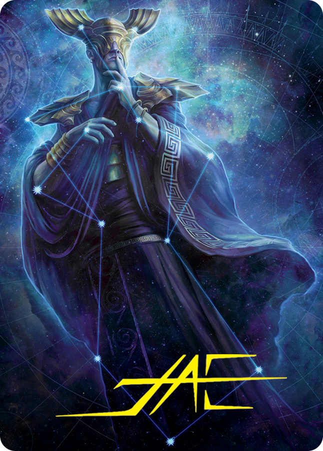 Atris, Oracle of Half-Truths Art Card (Gold-Stamped Signature) [March of the Machine Art Series] | Shuffle n Cut Hobbies & Games