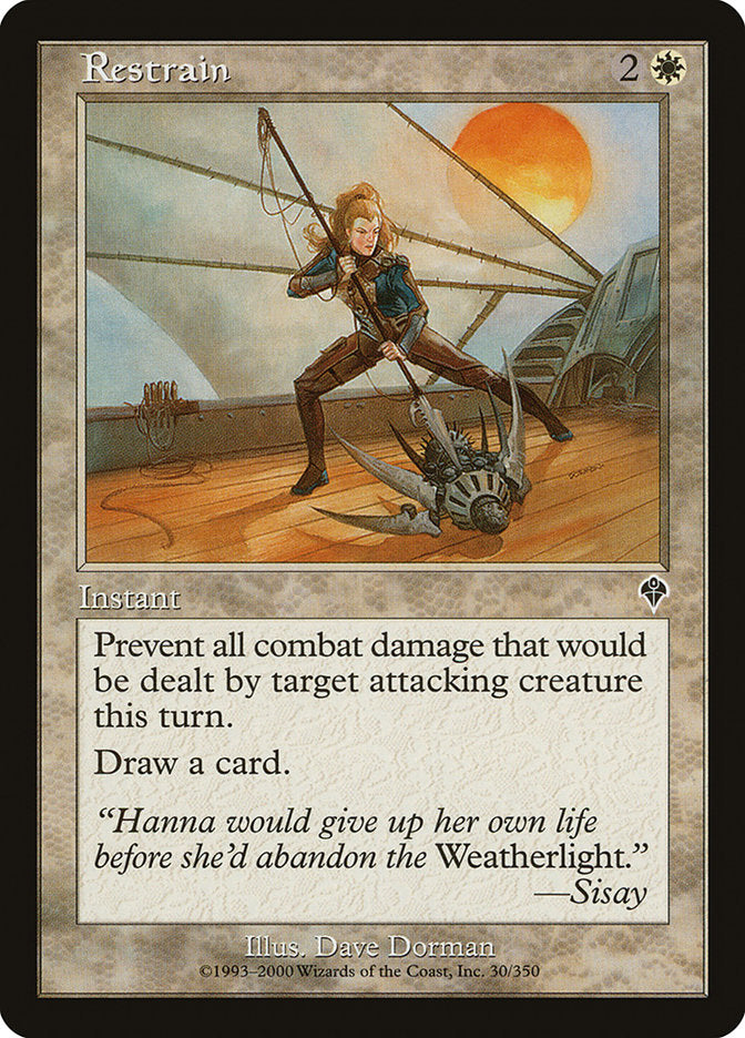 Restrain [Invasion] | Shuffle n Cut Hobbies & Games
