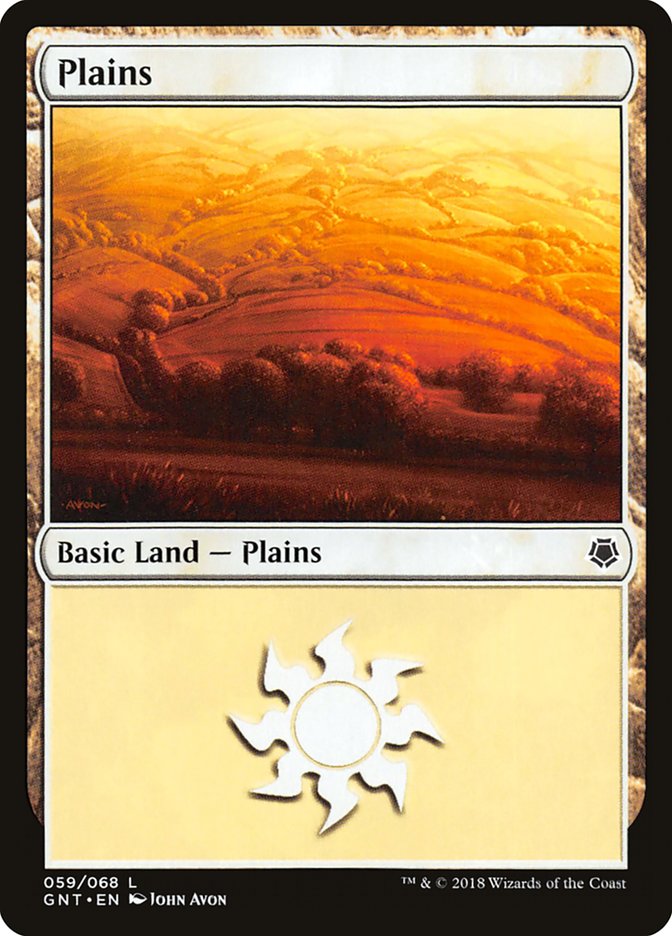 Plains (59) [Game Night 2018] | Shuffle n Cut Hobbies & Games