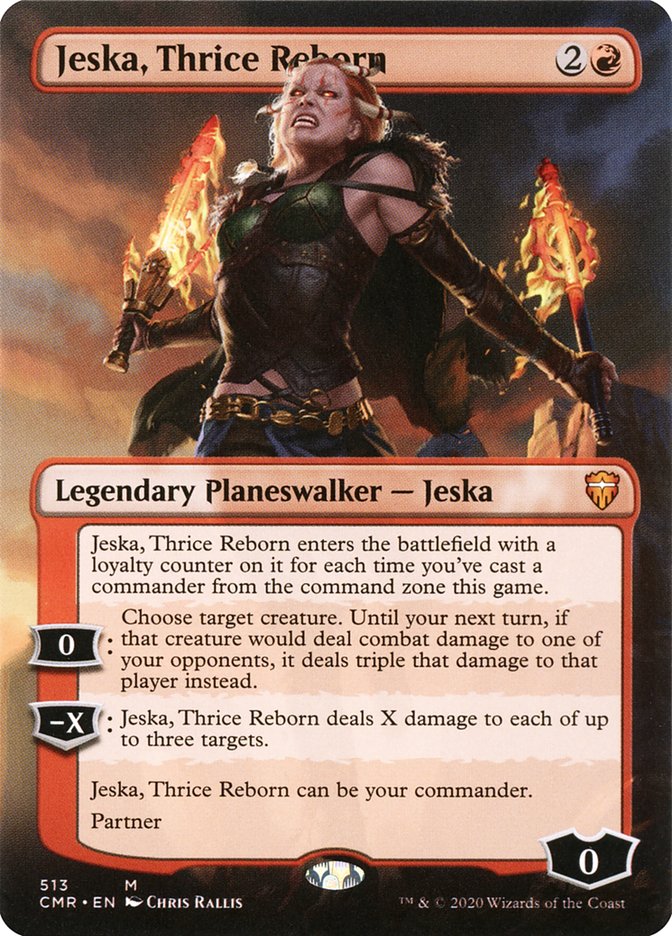 Jeska, Thrice Reborn (Borderless) [Commander Legends] | Shuffle n Cut Hobbies & Games