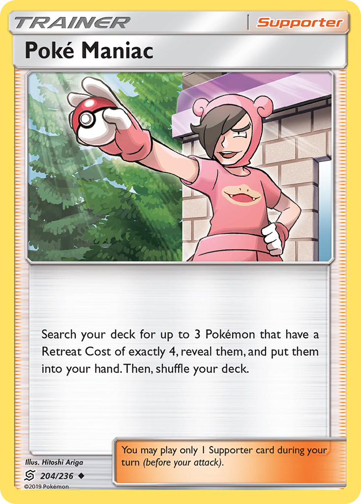 Poke Maniac (204/236) [Sun & Moon: Unified Minds] | Shuffle n Cut Hobbies & Games