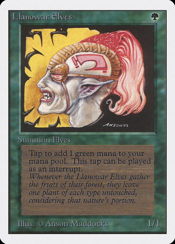 Llanowar Elves [Unlimited Edition] | Shuffle n Cut Hobbies & Games