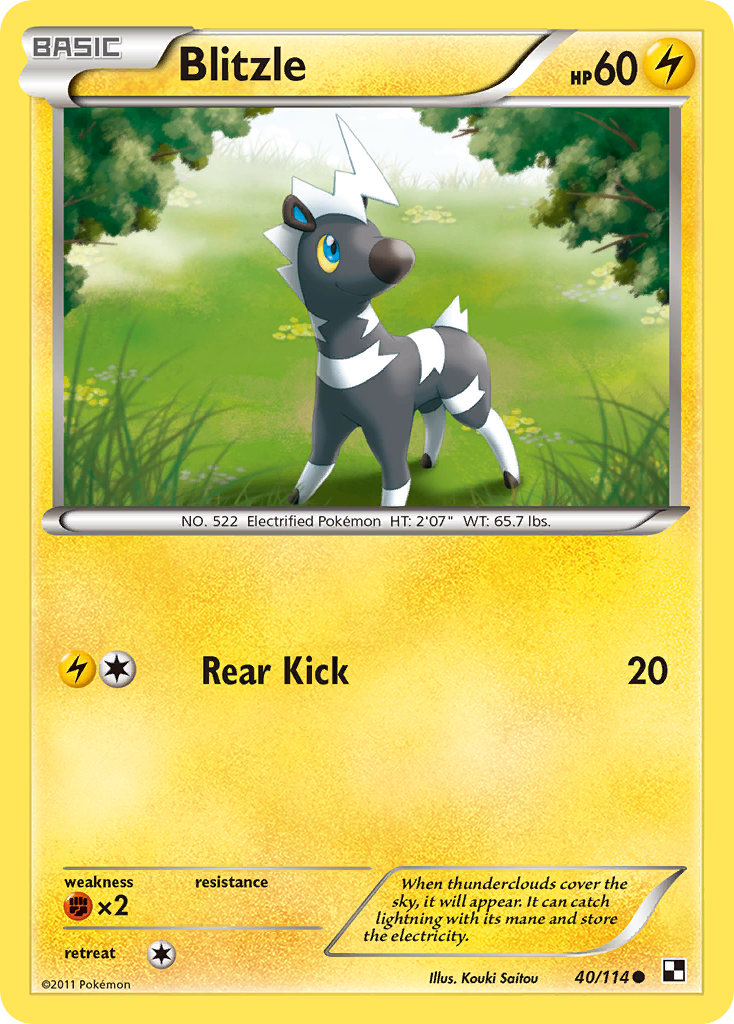 Blitzle (40/114) [Black & White: Base Set] | Shuffle n Cut Hobbies & Games