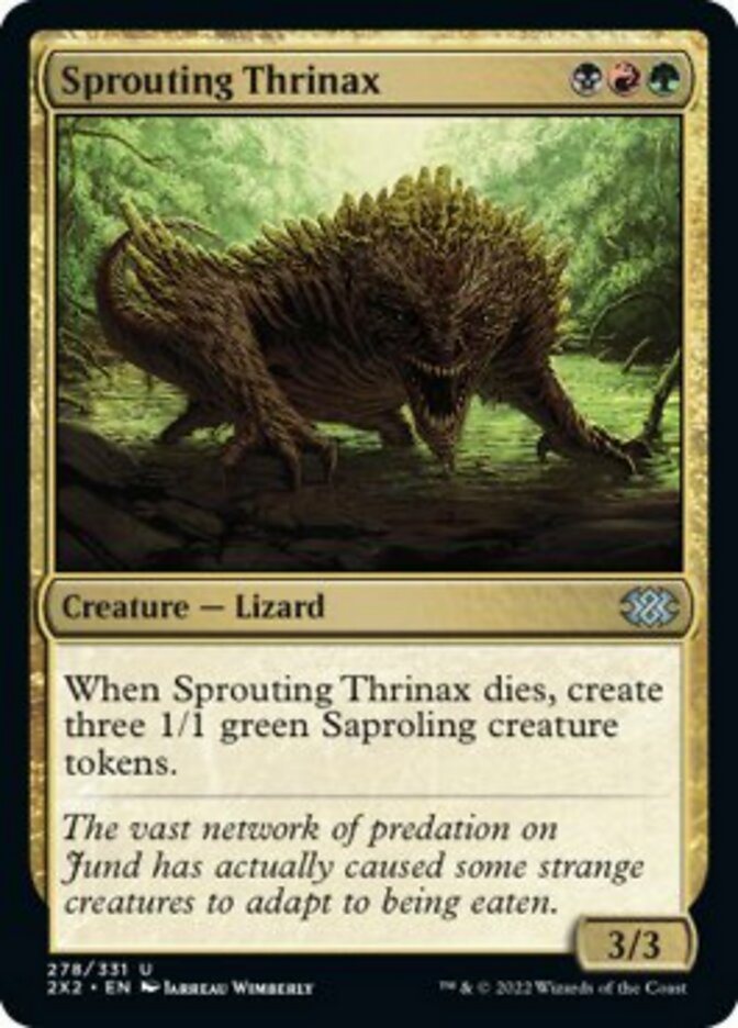 Sprouting Thrinax [Double Masters 2022] | Shuffle n Cut Hobbies & Games