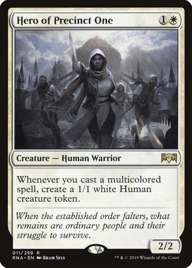 Hero of Precinct One (Promo Pack) [Ravnica Allegiance Promos] | Shuffle n Cut Hobbies & Games