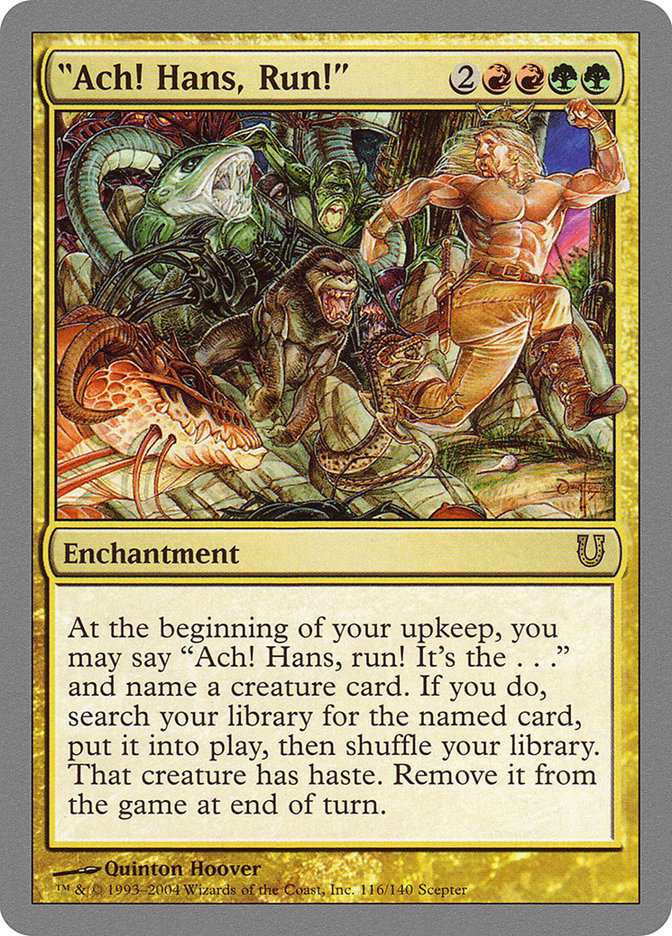 "Ach! Hans, Run!" [Unhinged] | Shuffle n Cut Hobbies & Games