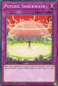 Psychic Shockwave [SBCB-EN165] Common | Shuffle n Cut Hobbies & Games