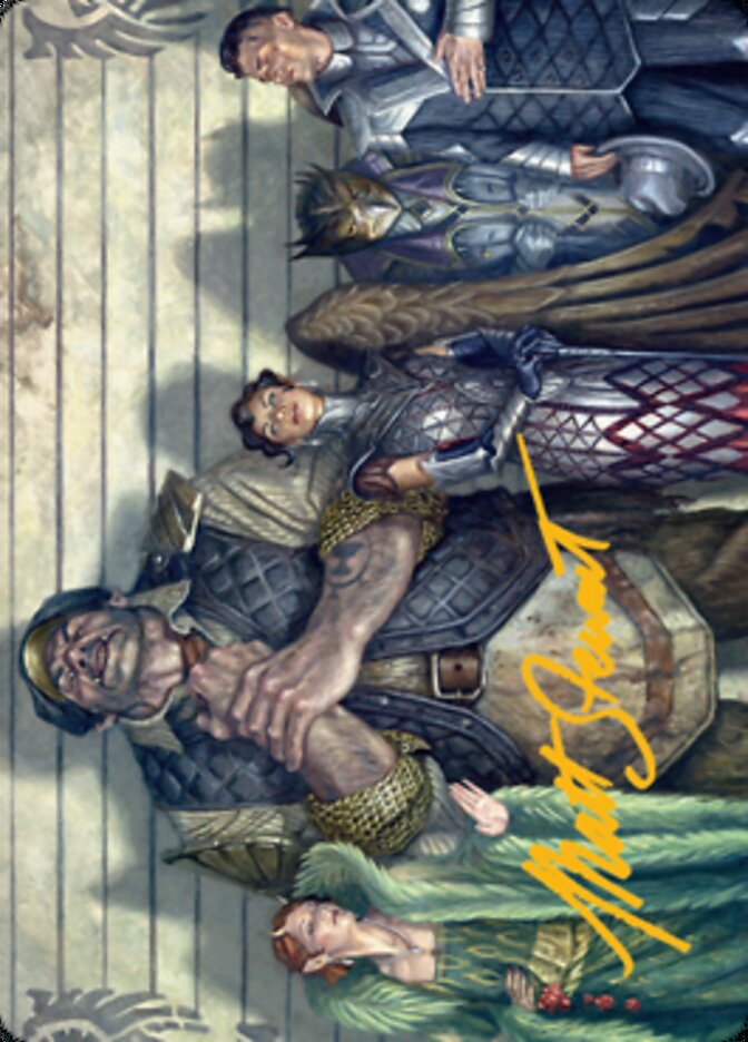 Rogues' Gallery Art Card (Gold-Stamped Signature) [Streets of New Capenna Art Series] | Shuffle n Cut Hobbies & Games