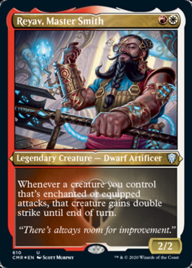 Reyav, Master Smith (Etched) [Commander Legends] | Shuffle n Cut Hobbies & Games