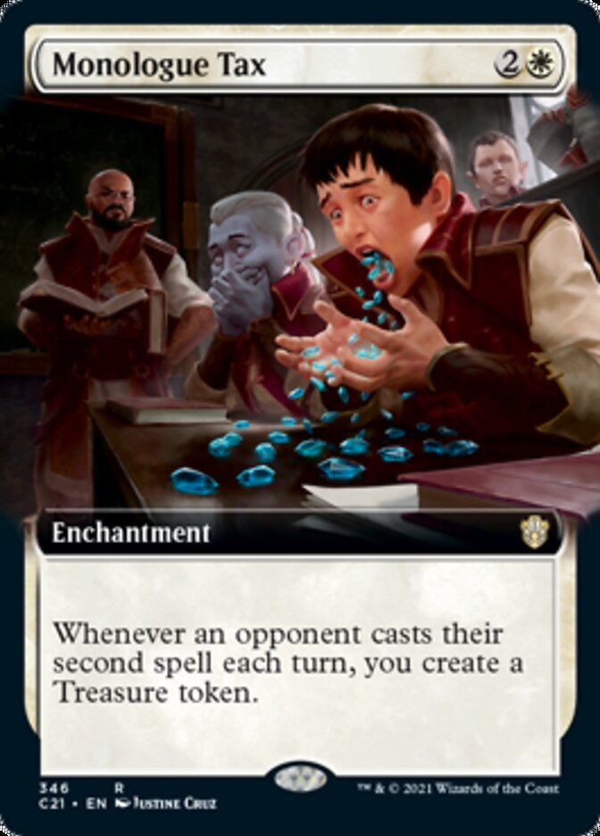 Monologue Tax (Extended Art) [Commander 2021] | Shuffle n Cut Hobbies & Games